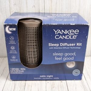 Yankee Candle Waterless Sleep Diffuser Kit Calm Night Lavender Eucalyptus